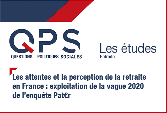 QPS Questions Politiques Sociales - Les études n°33 - Retraite
