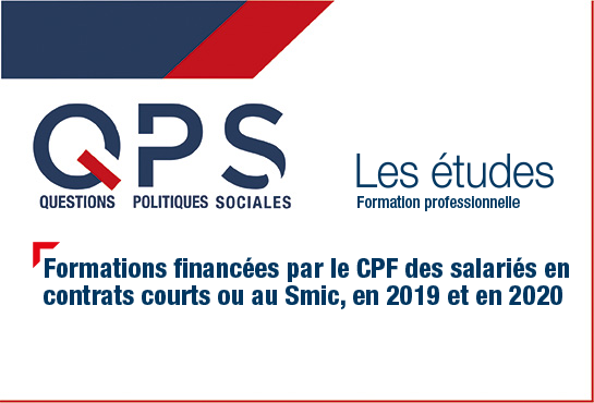QPS - Questions Politiques Sociales - Les études n°36 - Formation professionnelle