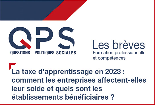 QPS Questions Politiques Sociales - Les Brèves n°31 - Formation professionnelle et compétences