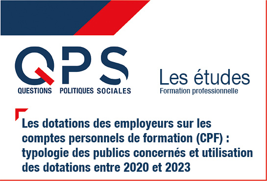 Questions Politiques Sociales - Les études - Formation professionnelle