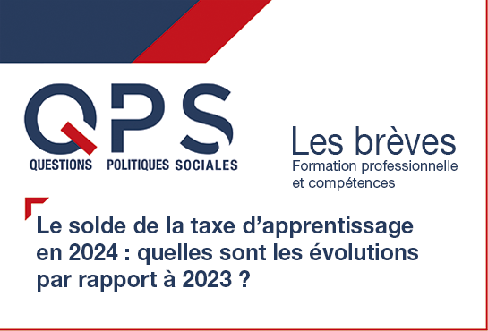 QPS Questions Politiques Sociales - Les brèves n°39 - formation professionnelle et compétences