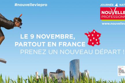 #nouvelleviepro Le 9 novembre partout en France, prenez un nouveau départ !