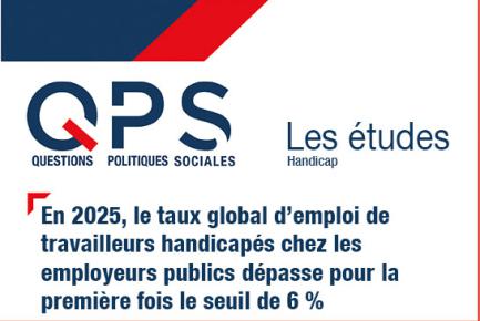 QPS Questions Politiques Sociales - les études n46 - handicap